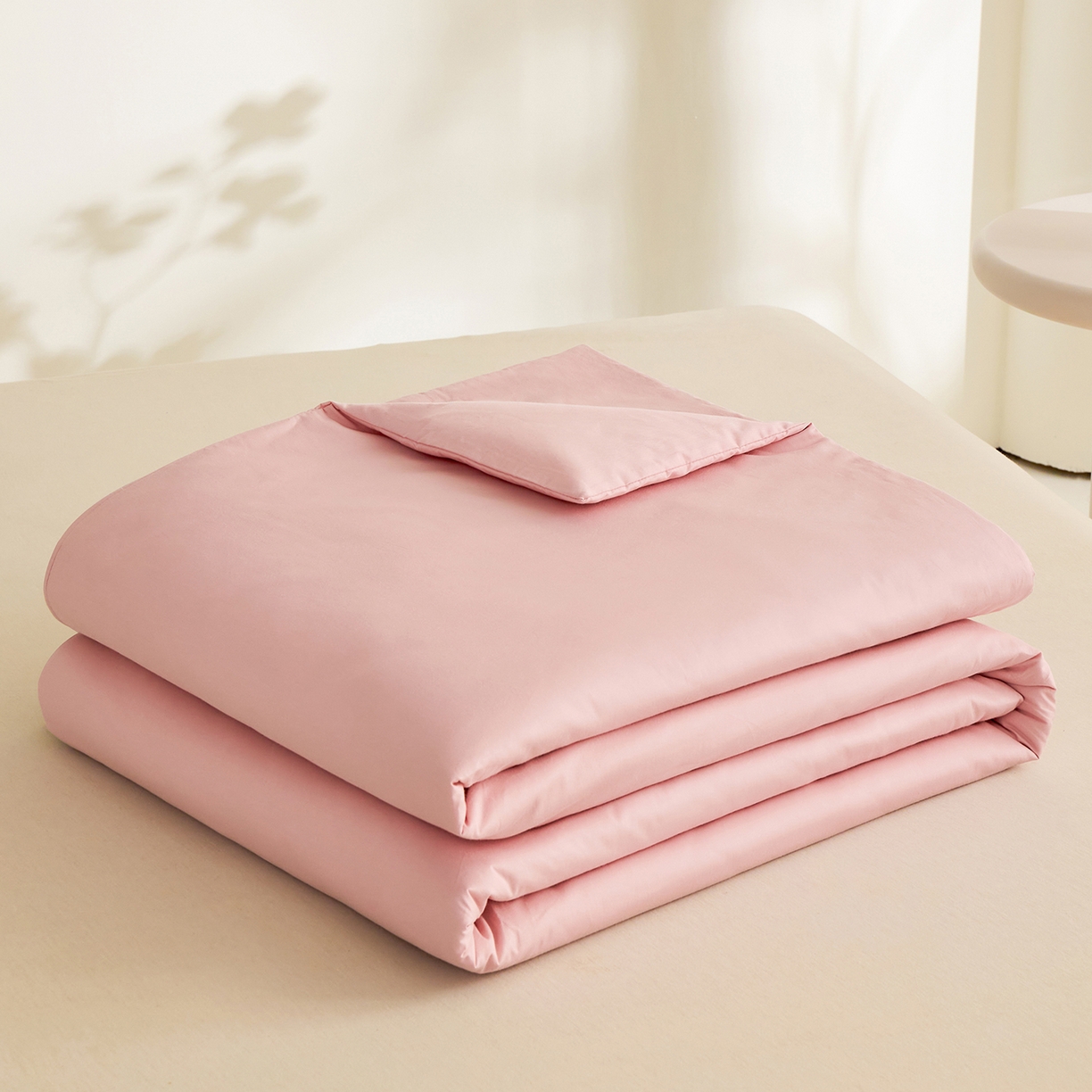 元元家居（元元被业） 2026新款全棉纯棉13372纯色两用夏被夏凉被空调被 果粉