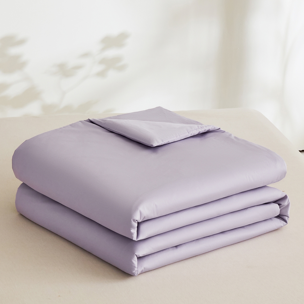 元元家居（元元被业） 2026新款全棉纯棉13372纯色两用夏被夏凉被空调被 罗兰紫