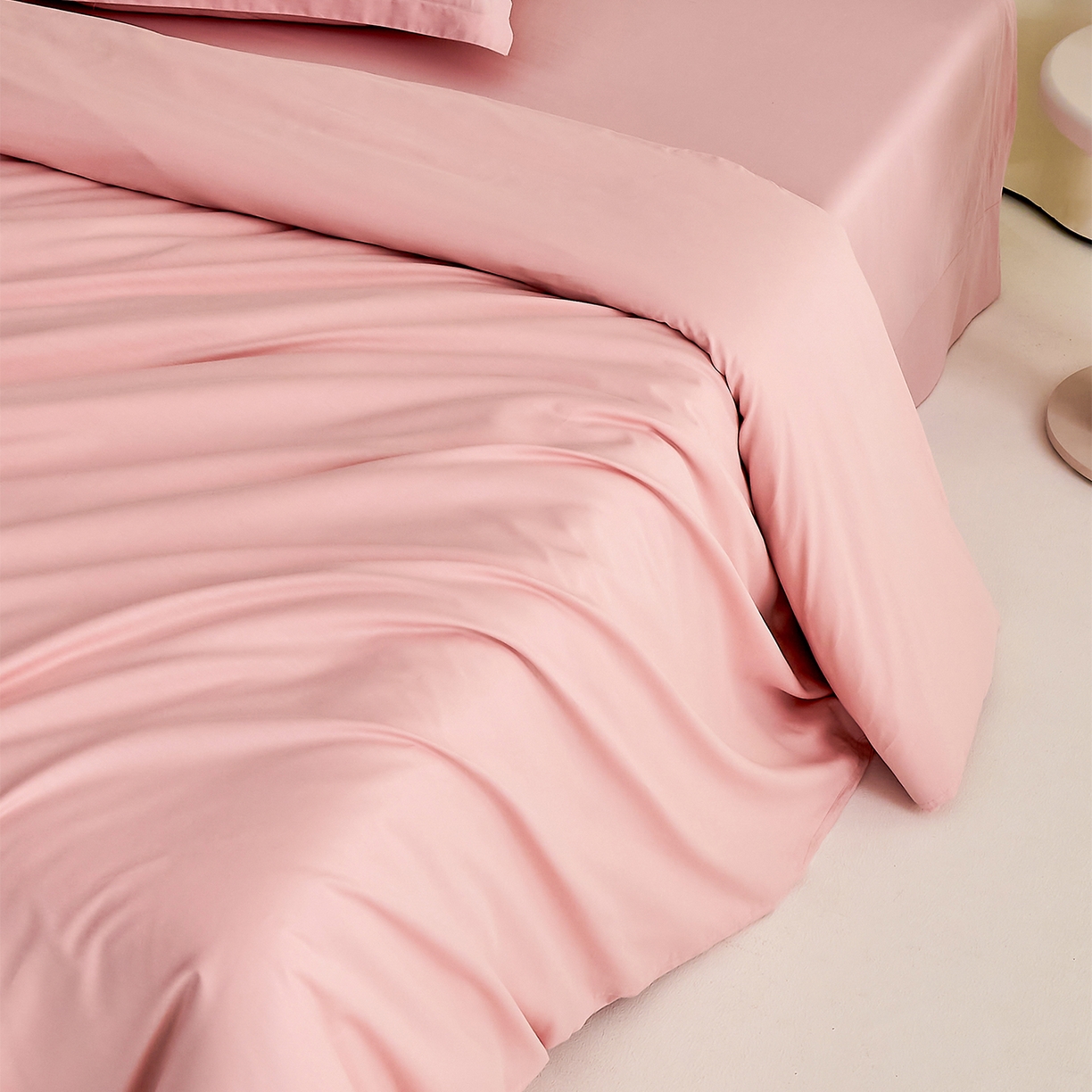 91家纺网 家纺一手货源 找家纺 元元家居（元元被业） 2026新款全棉纯棉13372纯色两用夏被夏凉被空调被 果粉