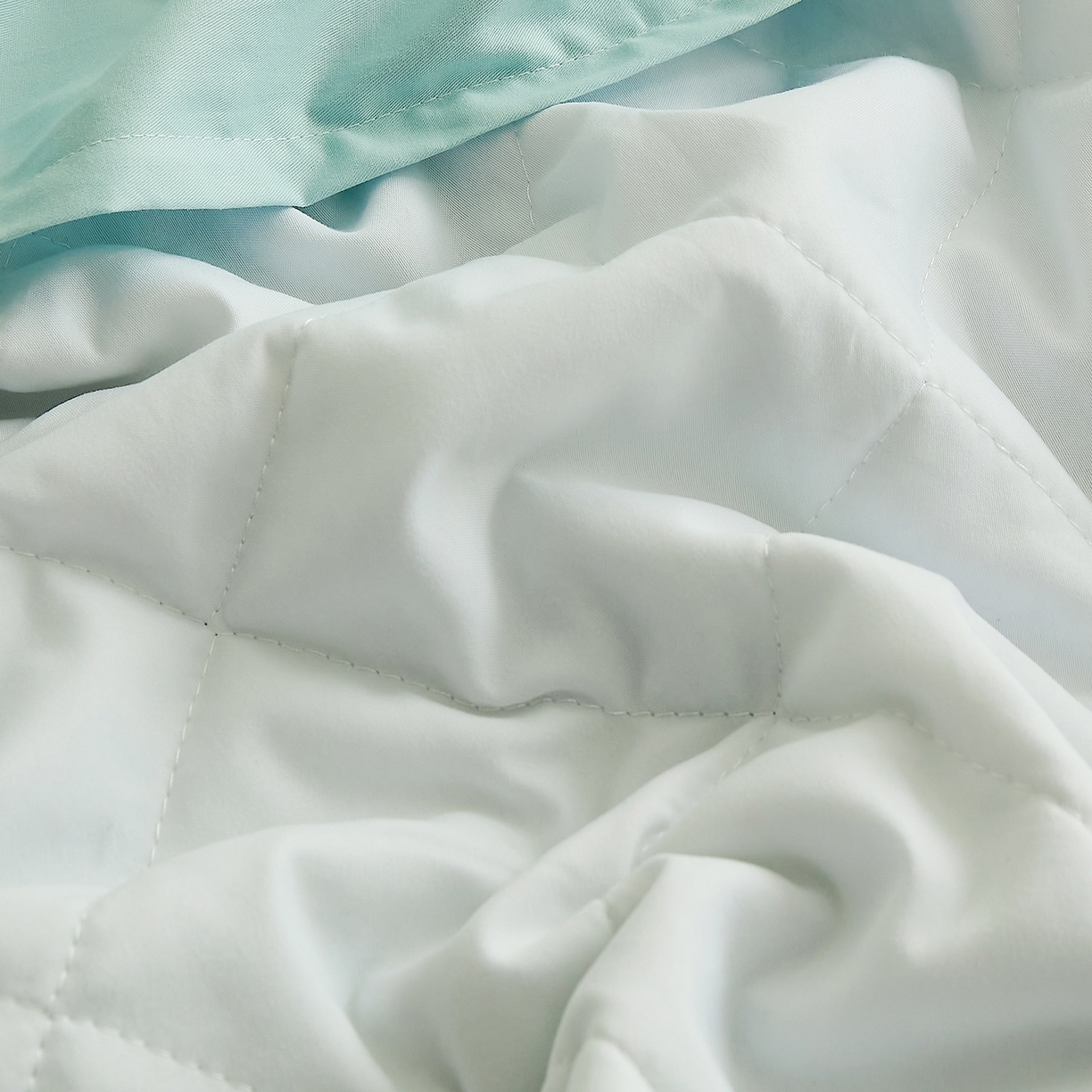 91家纺网 家纺一手货源 找家纺 元元家居（元元被业） 2026新款全棉纯棉13372纯色两用夏被夏凉被空调被 天梦蓝