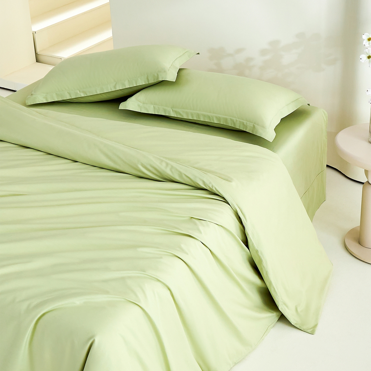 91家纺网 家纺一手货源 找家纺 （总）元元家居（元元被业） 2026新款全棉纯棉13372纯色两用夏被夏凉被空调被四件套