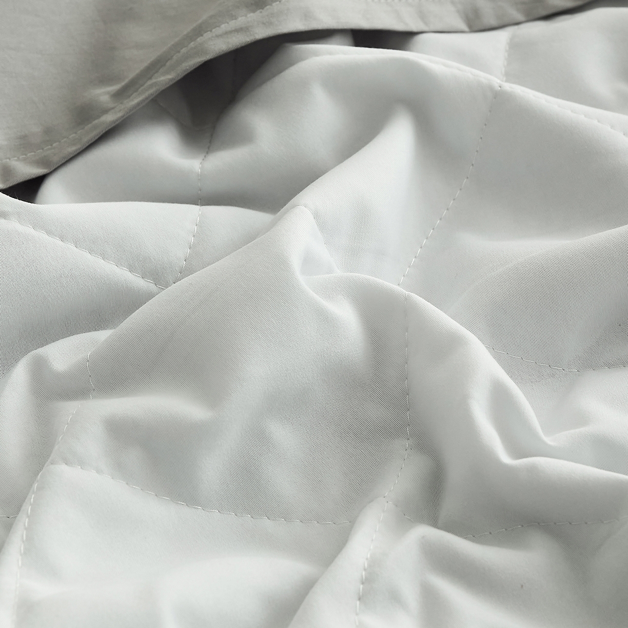 91家纺网 家纺一手货源 找家纺 元元家居（元元被业） 2026新款全棉纯棉13372纯色两用夏被夏凉被空调被四件套 雅灰