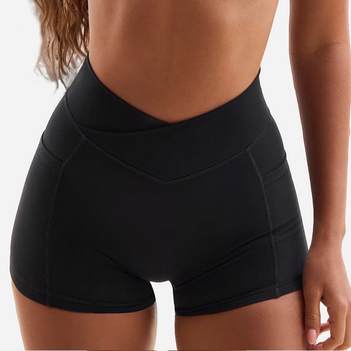 91家纺网 家纺一手货源 找家纺 （总）沐珩家纺 2026新款高弹挂脖运动内衣文胸美背文胸交叉腰健身三分短裤瑜伽服运动套装