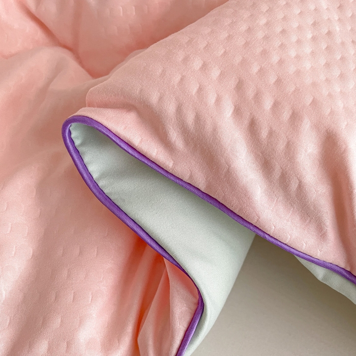 91家纺网 家纺一手货源 找家纺 梦莎被业 2026新款A类亲肤水洗棉大豆被--梦系列 梦之粉