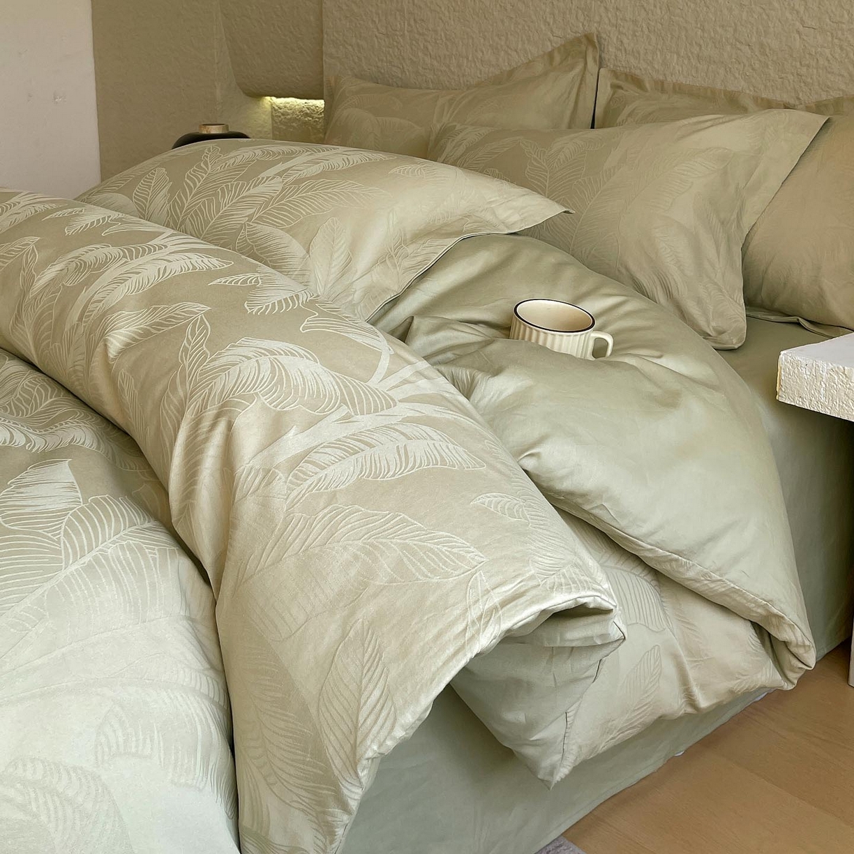 91家纺网 家纺一手货源 找家纺 （总）麦田家纺 2026新款A类全棉亮面浮雕提花四件套