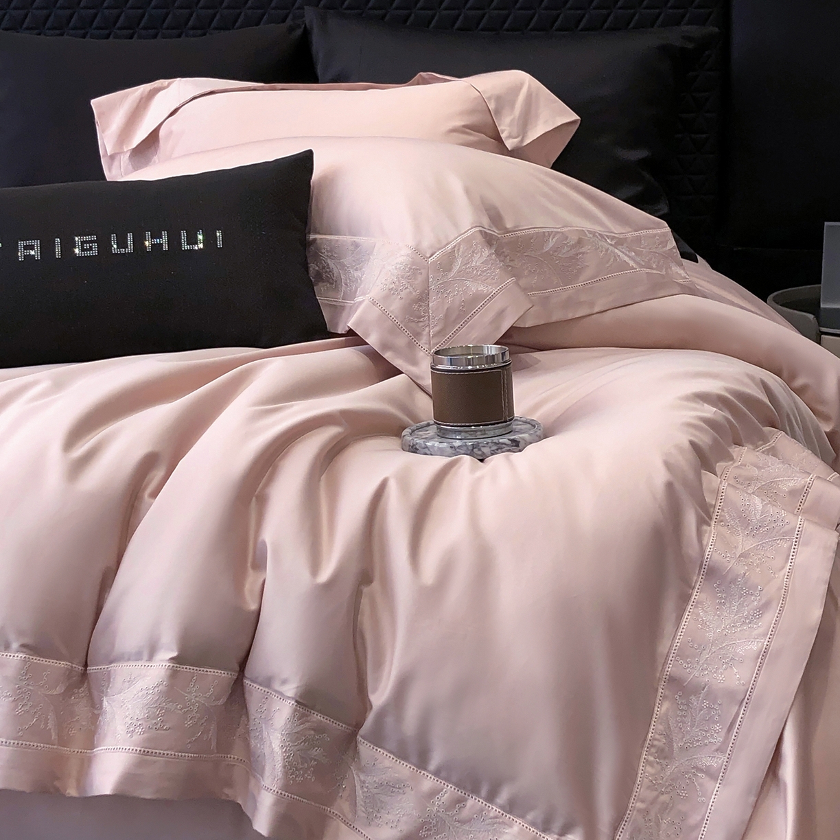 91家纺网 家纺一手货源 找家纺 （总）太古汇家居 2026新款新疆长绒棉“仙本那”系列四件套（会员280/300），控价——券后标准388元