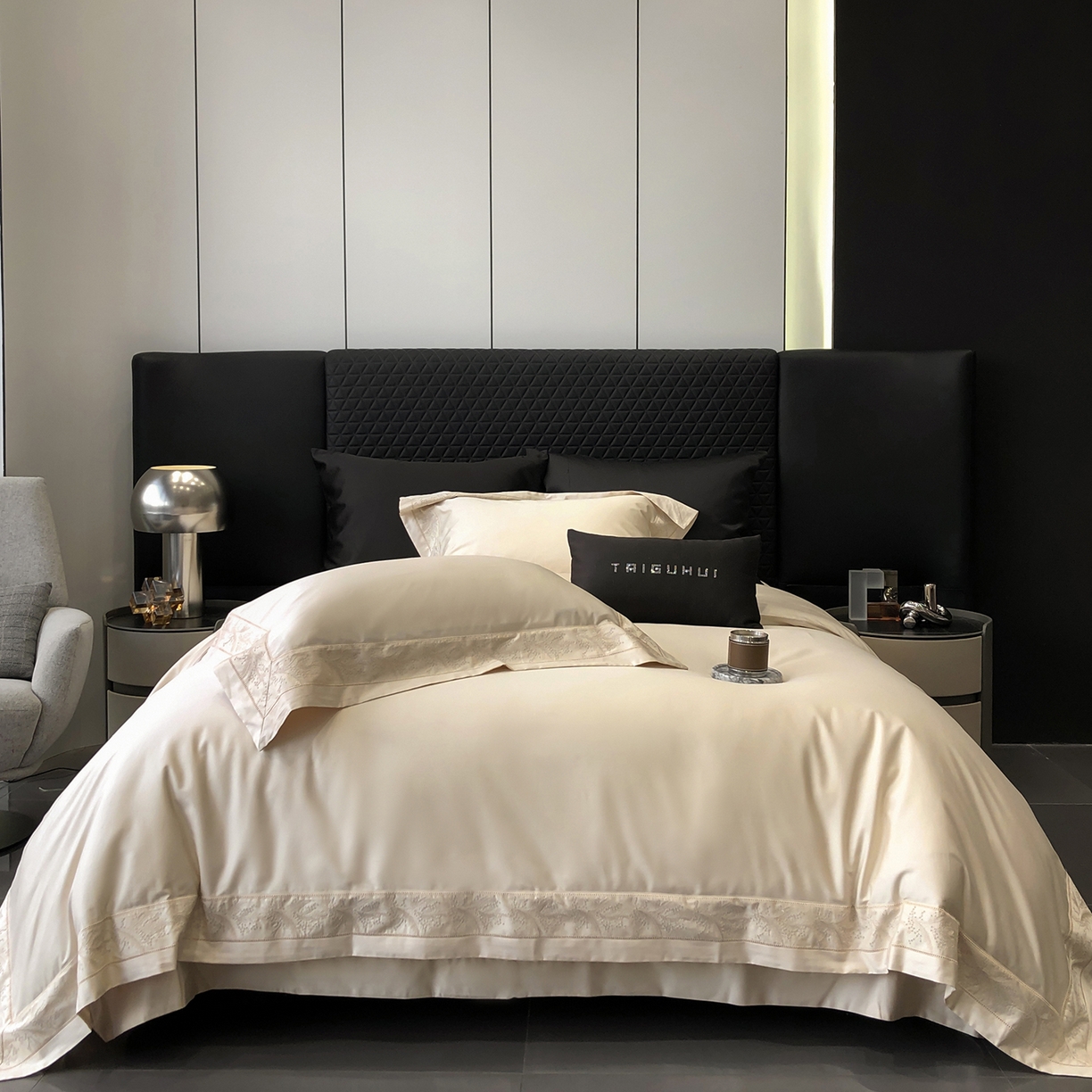 太古汇家居 2026新款新疆长绒棉“仙本那”系列四件套 仙本那-奶油米（会员280/300），控价——券后标准388元