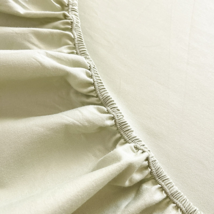 91家纺网 家纺一手货源 找家纺 泽西家纺+V17798841158发大图 2026新品13376加密全棉卡通床笠三件套纯棉单床笠 淘气虫-橄榄绿