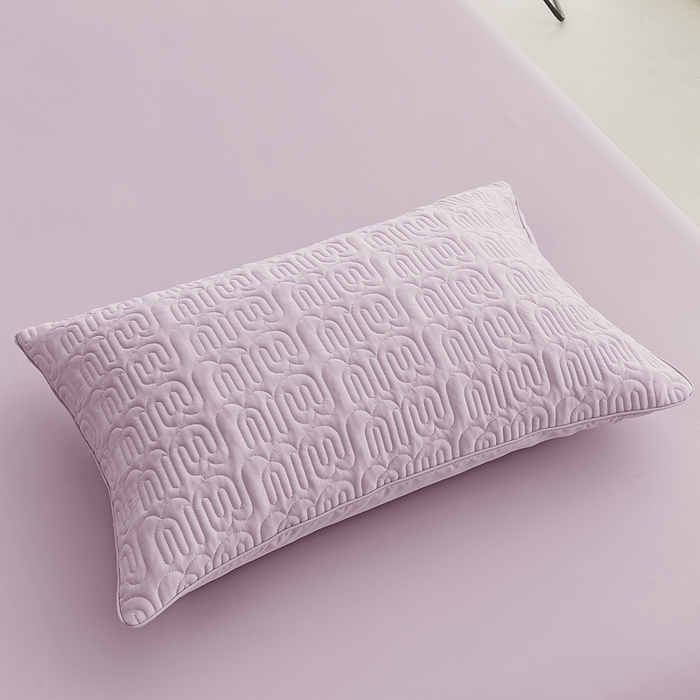 91家纺网 家纺一手货源 找家纺 恩和家纺 2026新款锦氨凉感丝夹棉床盖 冰美式凉感床盖 仙女紫