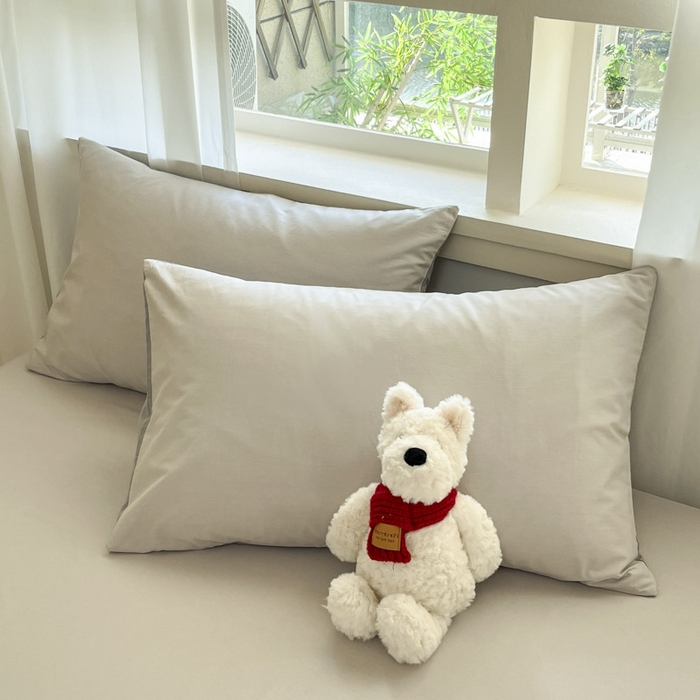 91家纺网 家纺一手货源 找家纺 泽西家纺+V17798841158发大图 2026新品13376加密全棉卡通床笠三件套纯棉单床笠 幸运猫-浅米灰