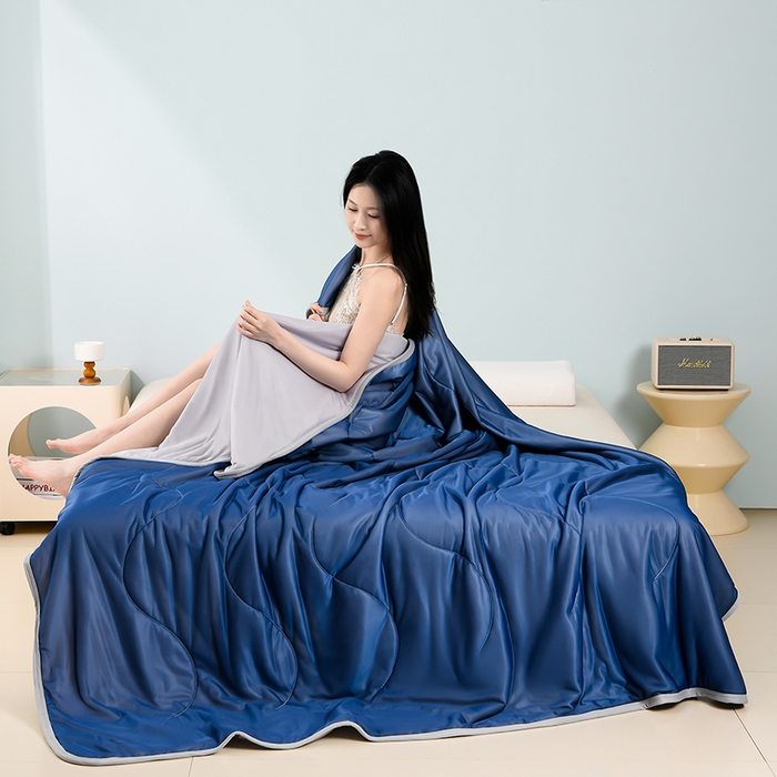 91家纺网 家纺一手货源 找家纺 （总）预言家纺 2026新款深睡双感双重凉感丝夏凉被被子被芯