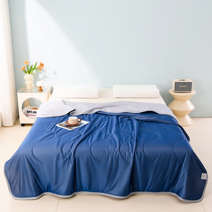 91家纺网 家纺一手货源 找家纺 （总）预言家纺 2026新款深睡双感双重凉感丝夏凉被被子被芯