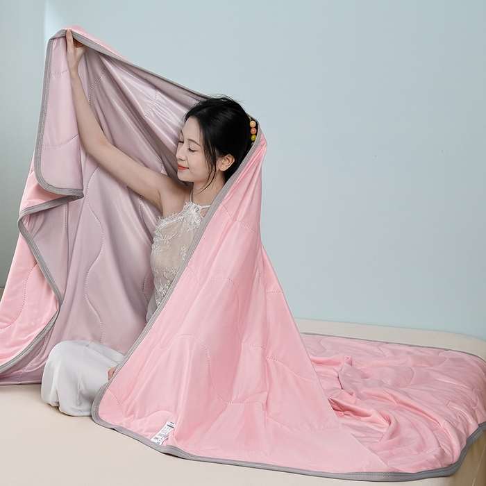 91家纺网 家纺一手货源 找家纺 （总）预言家纺 2026新款深睡双感双重凉感丝夏凉被被子被芯