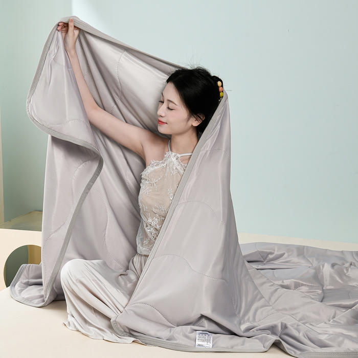 91家纺网 家纺一手货源 找家纺 （总）预言家纺 2026新款深睡双感双重凉感丝夏凉被被子被芯