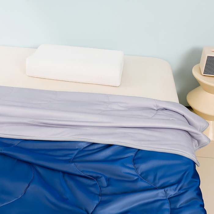 91家纺网 家纺一手货源 找家纺 预言家纺 2026新款深睡双感双重凉感丝夏凉被被子被芯 海洋深蓝