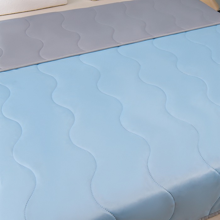 91家纺网 家纺一手货源 找家纺 预言家纺 2026新款深睡双感双重凉感丝夏凉被被子被芯 海洋天蓝