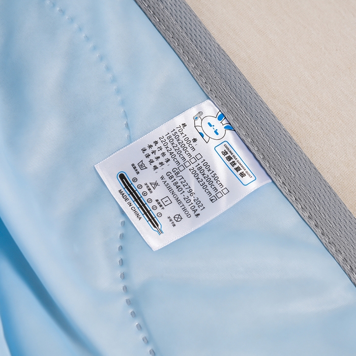 91家纺网 家纺一手货源 找家纺 预言家纺 2026新款深睡双感双重凉感丝夏凉被被子被芯 海洋天蓝