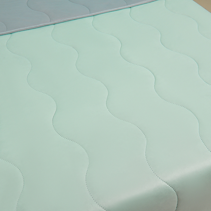 91家纺网 家纺一手货源 找家纺 预言家纺 2026新款深睡双感双重凉感丝夏凉被被子被芯 海洋薄荷绿