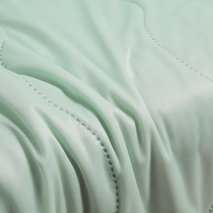 91家纺网 家纺一手货源 找家纺 预言家纺 2026新款深睡双感双重凉感丝夏凉被被子被芯 海洋薄荷绿