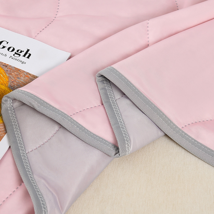 91家纺网 家纺一手货源 找家纺 预言家纺 2026新款深睡双感双重凉感丝夏凉被被子被芯 海洋粉