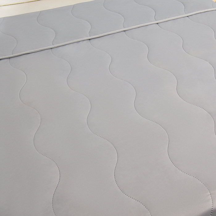 91家纺网 家纺一手货源 找家纺 预言家纺 2026新款深睡双感双重凉感丝夏凉被被子被芯 海洋灰