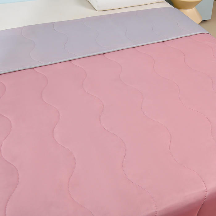 91家纺网 家纺一手货源 找家纺 预言家纺 2026新款深睡双感双重凉感丝夏凉被被子被芯 海洋豆沙