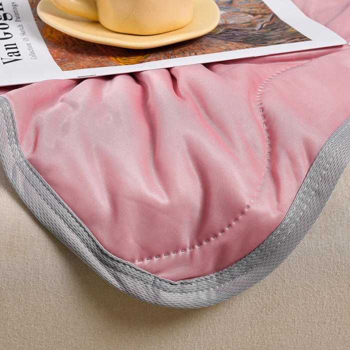 91家纺网 家纺一手货源 找家纺 预言家纺 2026新款深睡双感双重凉感丝夏凉被被子被芯 海洋豆沙