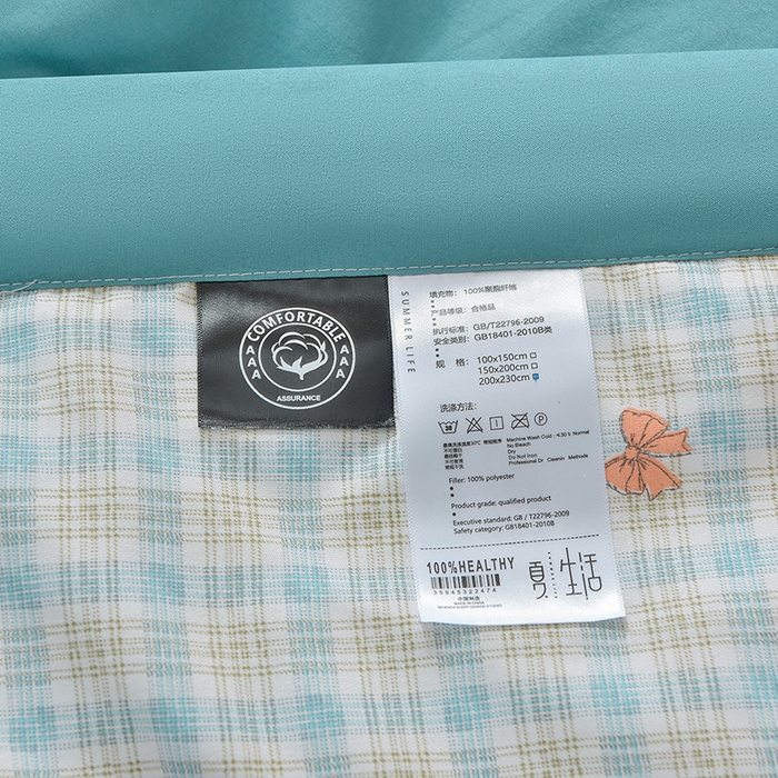 91家纺网 家纺一手货源 找家纺 预言家纺 2026新款云朵棉印花夏被空调被被子被芯夏凉被 蝶语