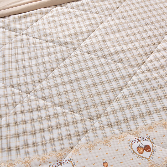 91家纺网 家纺一手货源 找家纺 预言家纺 2026新款云朵棉印花夏被空调被被子被芯夏凉被 格调