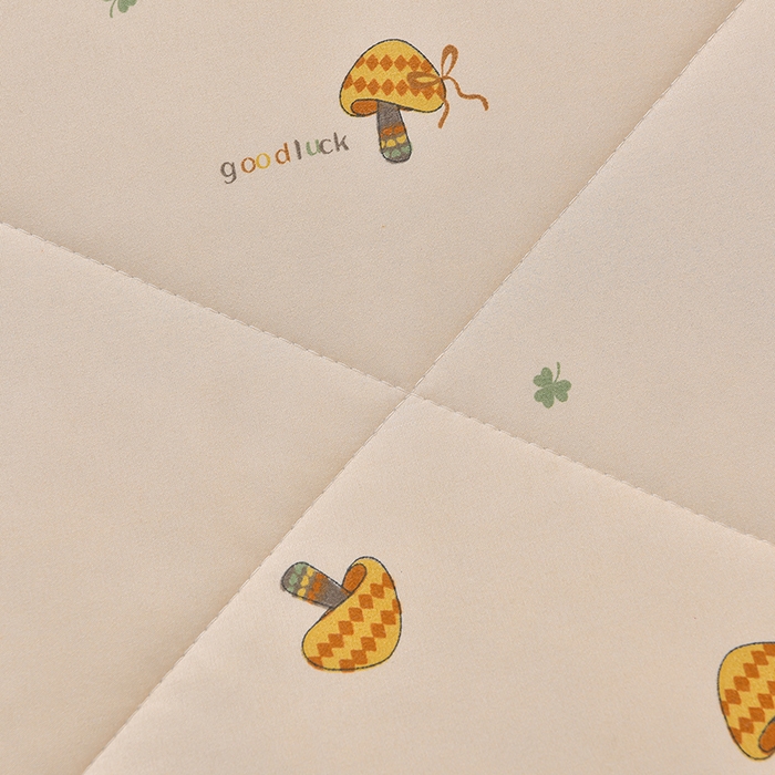 91家纺网 家纺一手货源 找家纺 预言家纺 2026新款云朵棉印花夏被空调被被子被芯夏凉被 小蘑菇