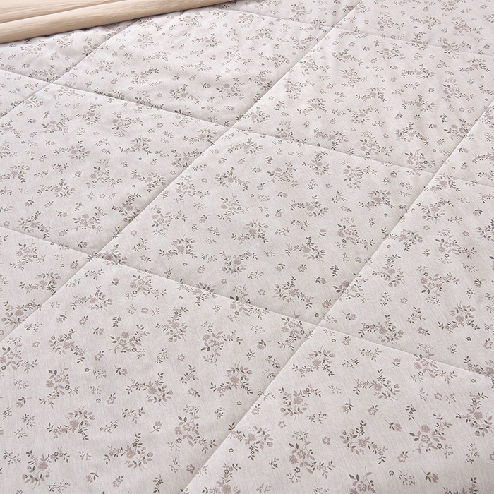 91家纺网 家纺一手货源 找家纺 预言家纺 2026新款云朵棉印花夏被空调被被子被芯夏凉被 蜜语-橙