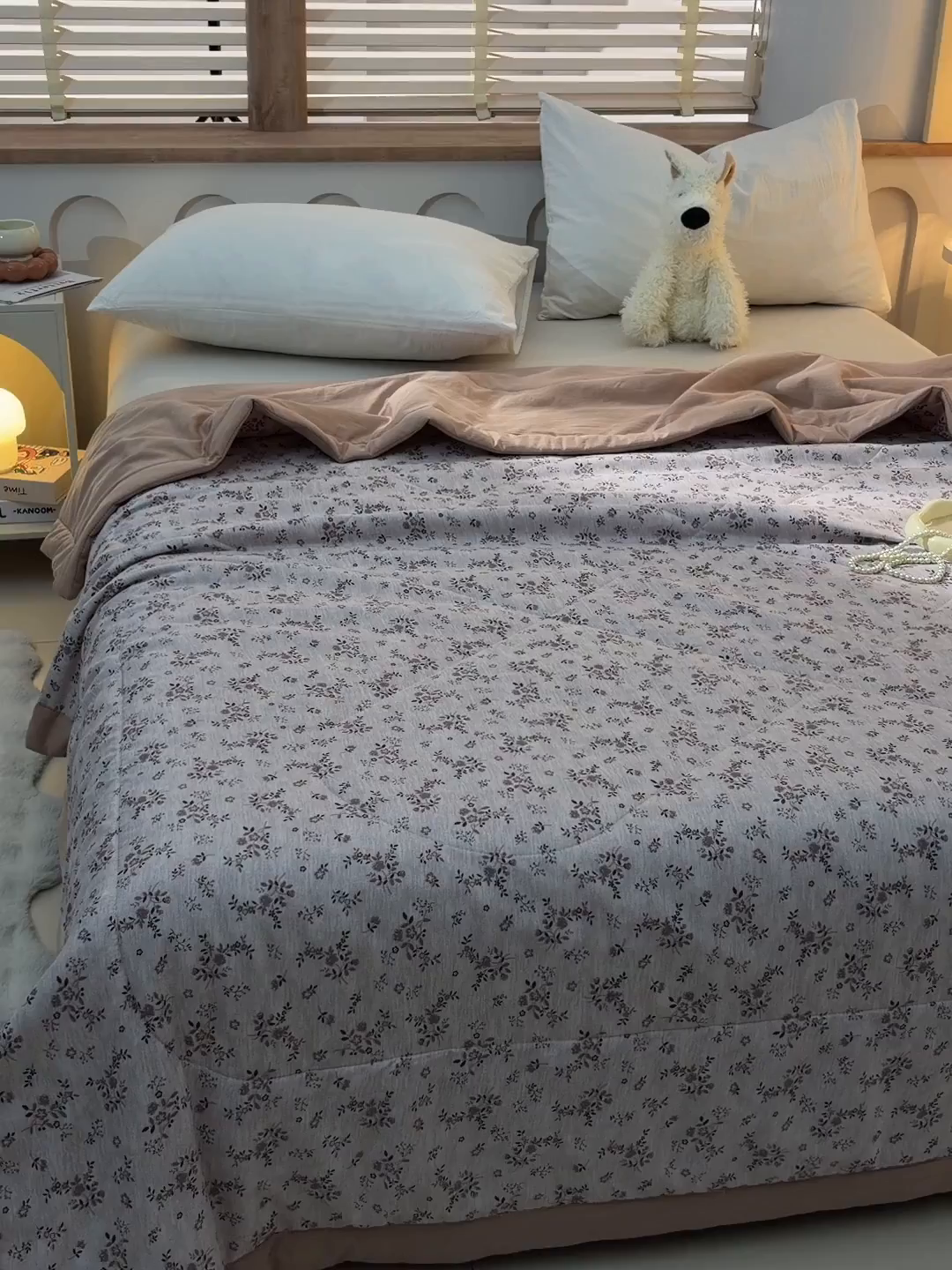 91家纺网 家纺一手货源 找家纺 预言家纺 2026新款云朵棉印花夏被空调被被子被芯夏凉被 蜜语-橙