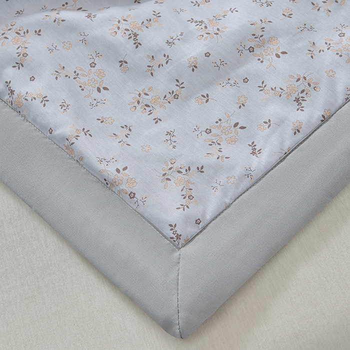 91家纺网 家纺一手货源 找家纺 预言家纺 2026新款云朵棉印花夏被空调被被子被芯夏凉被 蜜语-灰