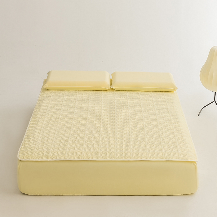 91家纺网 家纺一手货源 找家纺 （总）恩和家纺 2026新款锦氨凉感丝夹棉床护垫