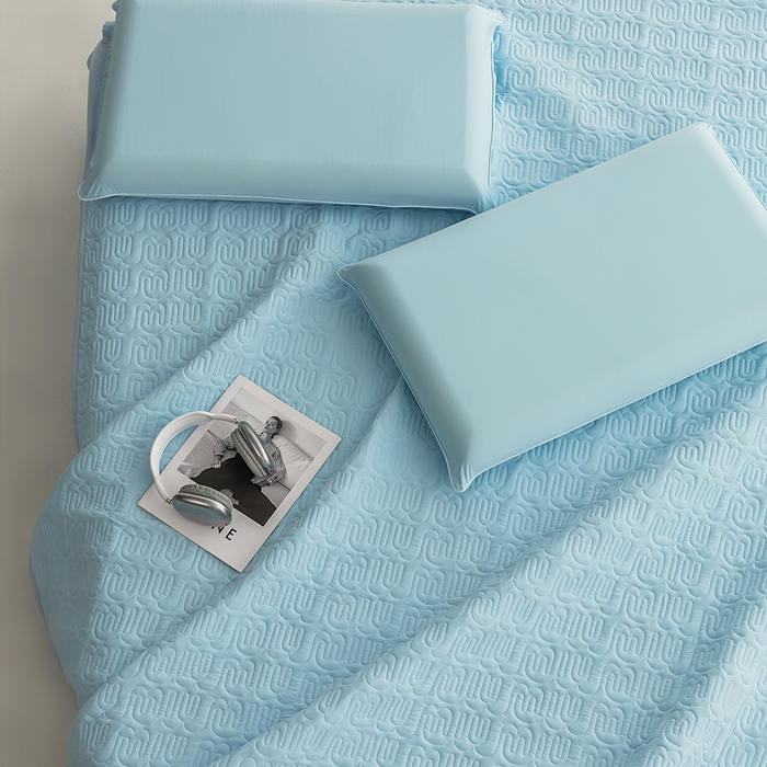 91家纺网 家纺一手货源 找家纺 （总）恩和家纺 2026新款锦氨凉感丝夹棉床护垫