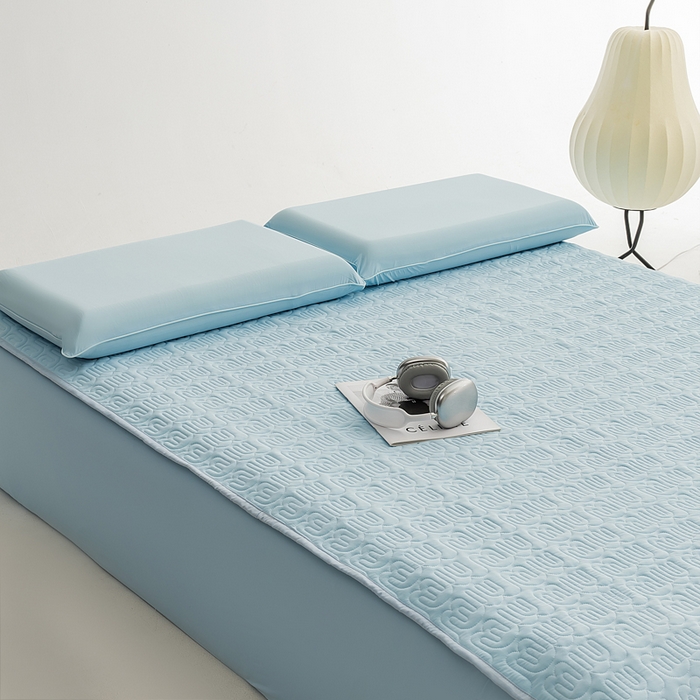 91家纺网 家纺一手货源 找家纺 （总）恩和家纺 2026新款锦氨凉感丝夹棉床护垫