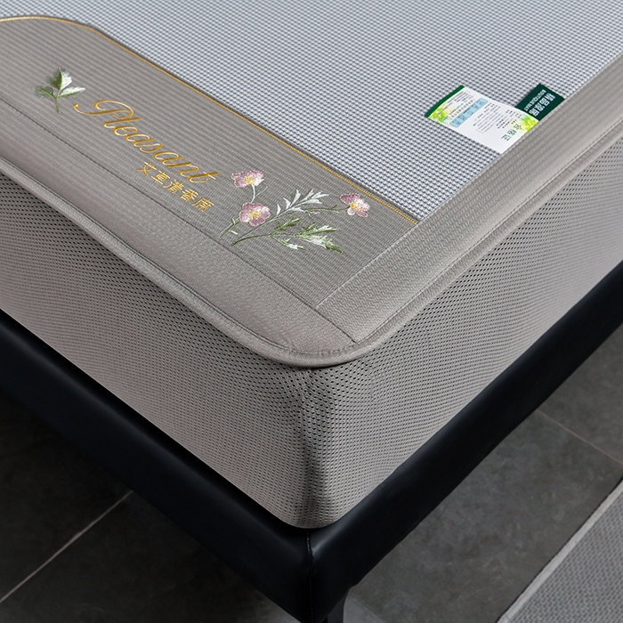 91家纺网 家纺一手货源 找家纺 （总）小牛席业 2026新款艾草清香冰丝席（床笠款）凉席藤席冰藤席冰丝席竹席草席空调席乳胶席豆豆席