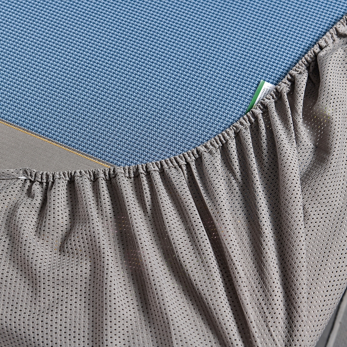 91家纺网 家纺一手货源 找家纺 小牛席业 2026新款艾草清香冰丝席（床笠款）凉席藤席冰藤席冰丝席竹席草席空调席乳胶席豆豆席 艾草清香冰丝席（床笠款）-蓝色