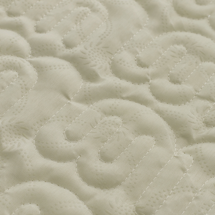 91家纺网 家纺一手货源 找家纺 恩和家纺 2026新款锦氨凉感丝夹棉床护垫 冰美式凉感垫 浅浅绿