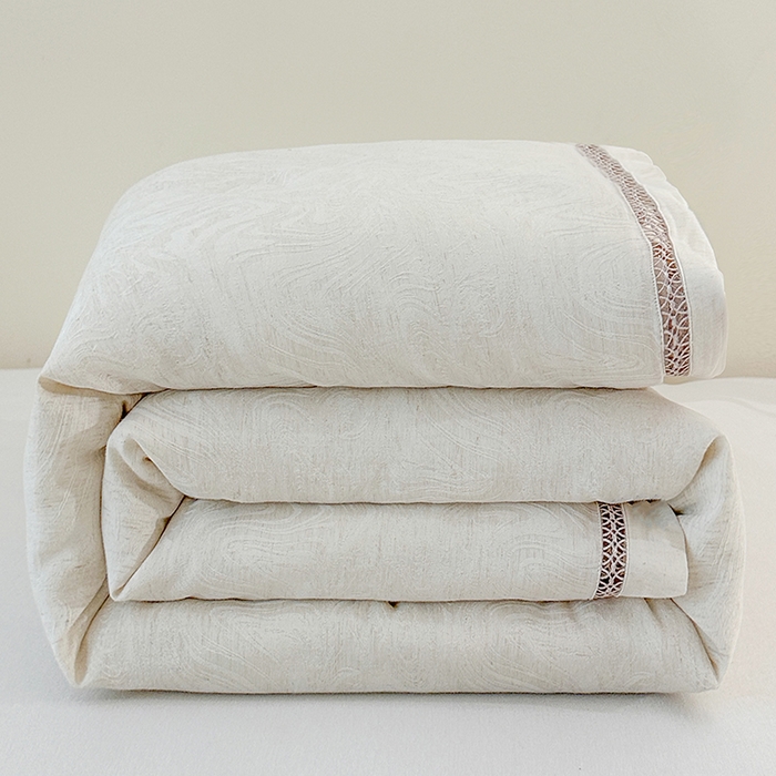 91家纺网 家纺一手货源 找家纺 （总）欧夏家纺 2026新款天丝麻大提花镂空夏被双人夏凉被空调被夏季薄被子直播供货