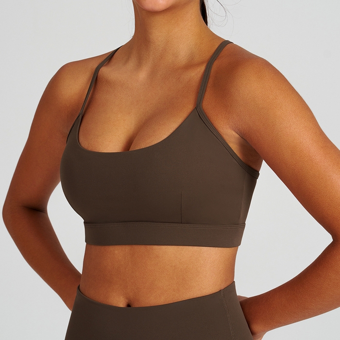 91家纺网 家纺一手货源 找家纺 （总）沐珩家纺 2026新款跨境吊带美背瑜伽服防震聚拢跑步户外运健身上衣动内衣运动文胸女