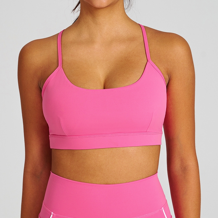 91家纺网 家纺一手货源 找家纺 （总）沐珩家纺 2026新款跨境吊带美背瑜伽服防震聚拢跑步户外运健身上衣动内衣运动文胸女