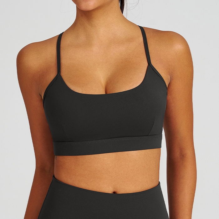 91家纺网 家纺一手货源 找家纺 （总）沐珩家纺 2026新款跨境吊带美背瑜伽服防震聚拢跑步户外运健身上衣动内衣运动文胸女