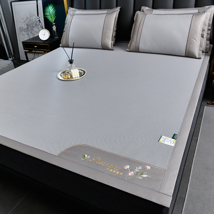 91家纺网 家纺一手货源 找家纺 （总）小牛席业 2026新款艾草清香冰丝席系列凉席藤席冰藤席冰丝席竹席草席空调席乳胶席豆豆席