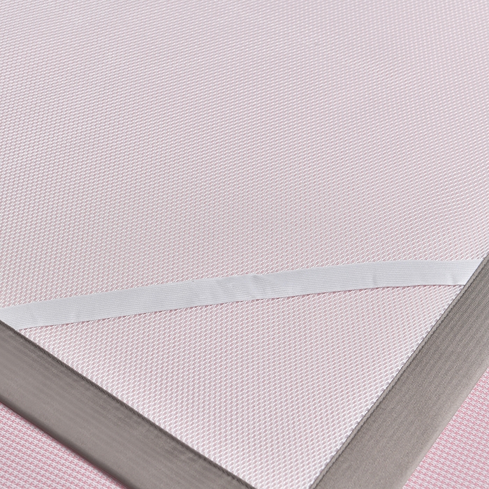 91家纺网 家纺一手货源 找家纺 小牛席业 2026新款艾草清香冰丝席系列凉席藤席冰藤席冰丝席竹席草席空调席乳胶席豆豆席 艾草清香冰丝席-粉色