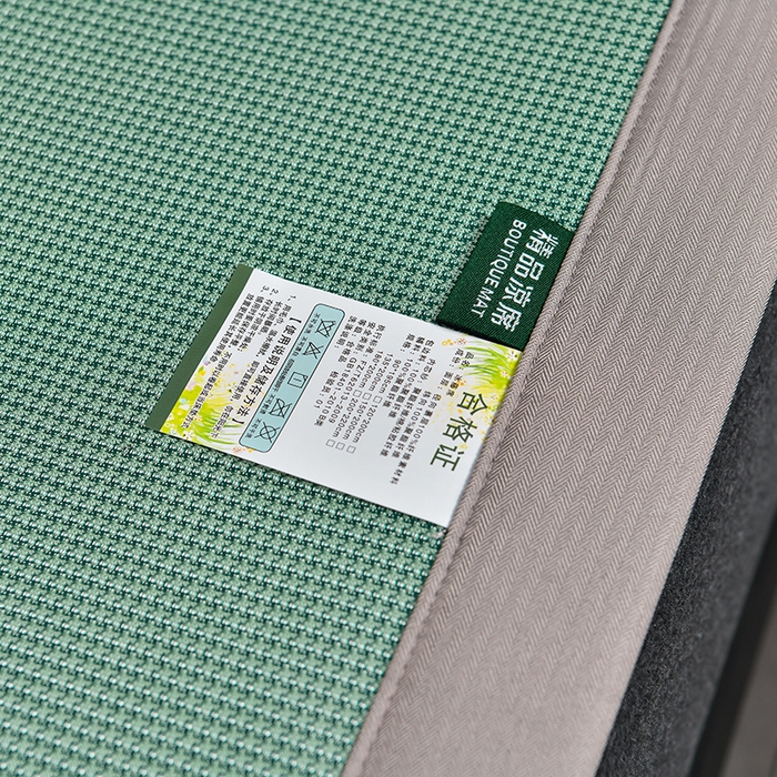 91家纺网 家纺一手货源 找家纺 小牛席业 2026新款艾草清香冰丝席系列凉席藤席冰藤席冰丝席竹席草席空调席乳胶席豆豆席 艾草清香冰丝席-绿色