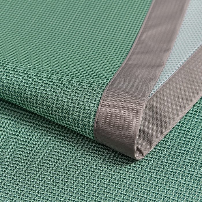 91家纺网 家纺一手货源 找家纺 小牛席业 2026新款艾草清香冰丝席系列凉席藤席冰藤席冰丝席竹席草席空调席乳胶席豆豆席 艾草清香冰丝席-绿色