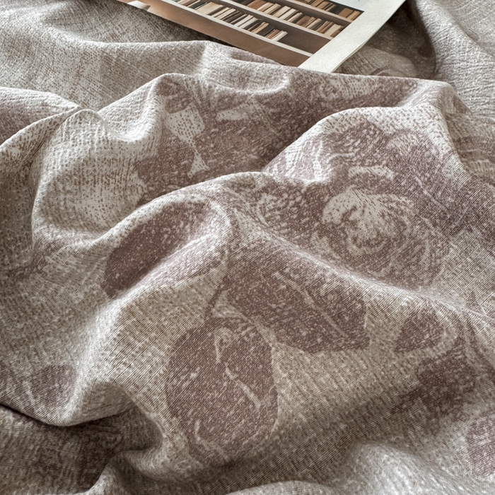 91家纺网 家纺一手货源 找家纺 雅阁尔家纺 2026新款轻奢复古美拉德风泡芙棉四件套水洗棉双层纱床单被套学生宿舍三件套床笠款 知音咖