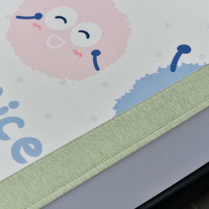 91家纺网 家纺一手货源 找家纺 小牛席业 2025新款加厚款-碳光凉感冰丝席系列（床笠款）凉席藤席冰藤席冰丝席竹席空调席草席乳胶席凉感豆豆席三 彩色煤球（床笠款）