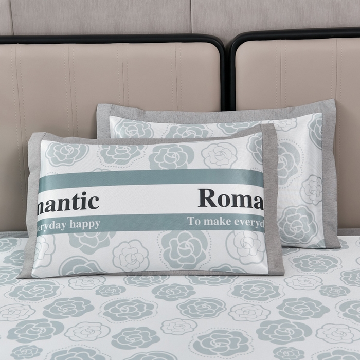 91家纺网 家纺一手货源 找家纺 小牛席业 2025新款加厚款-碳光凉感冰丝席系列（床笠款）凉席藤席冰藤席冰丝席竹席空调席草席乳胶席凉感豆豆席三 烂漫山茶花（床笠款）